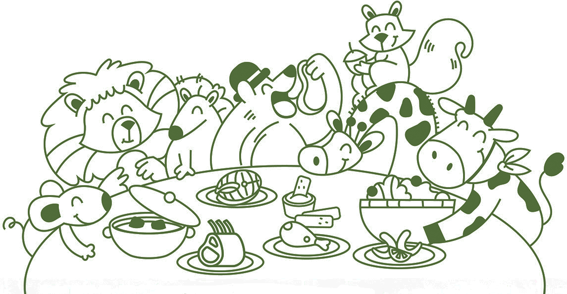 mesa para todos en dona lola ethic cocina para veganos y carnivoros